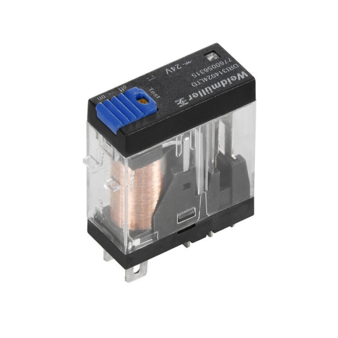 ממסר 5 פינים ווידמילר 24VDC 1C0 10A צר 16 מ"מ | מק"ט 7760056315 | WEIDMULLER