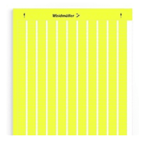 גליון מדבקות צהובות LM MT 300 15|6 | מק"ט 800168636 | WEIDMULLER