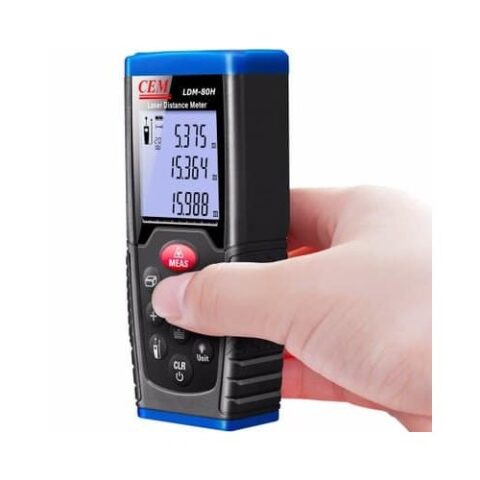 מד מרחק 80 מטר דגם LDM-80H | מק"ט 23238 | CEM