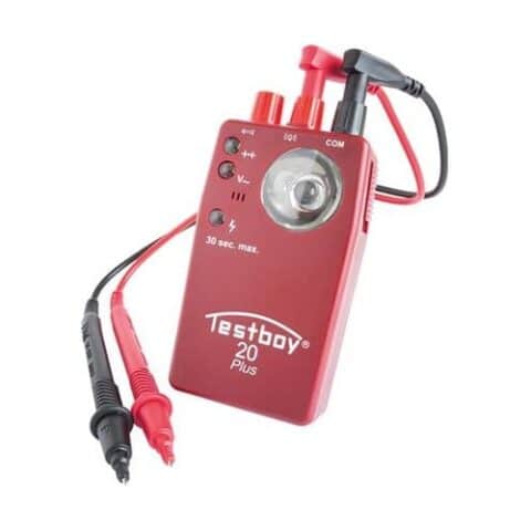 בודק רציפות עם פנס, זמזם ומתח ללא מגע TESTBOY20 PLUS | מק"ט 23195 | TESTBOY GmbH