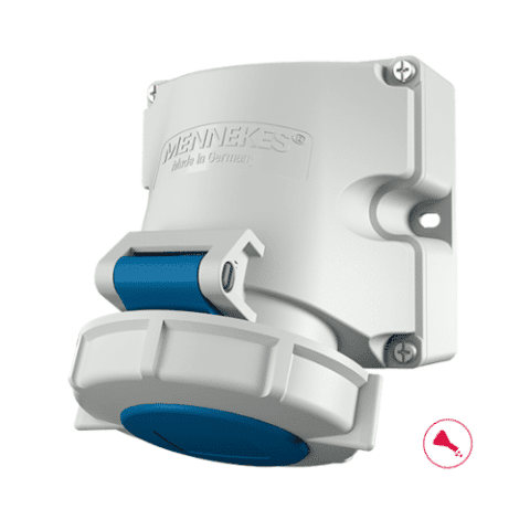 שקע לקיר 3X16 IP67 MENNEKES דגם 9301 | מק"ט 5555039 | MENNEKES