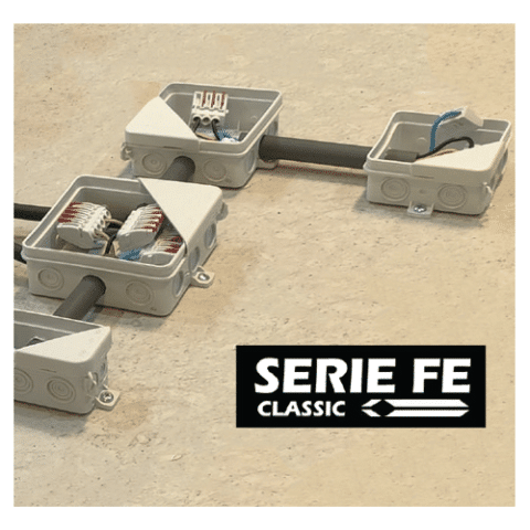 קופסאת הסתעפות מיני 100X100X37 IP54 | מק"ט 60000100 | JSL - MATERIAL ELECTRICO, S.A.