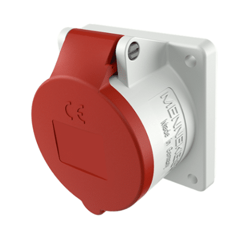 שקע לפנל ישר 5X16 IP44 MENNEKES דגם 1385 | מק"ט 5555081 | MENNEKES