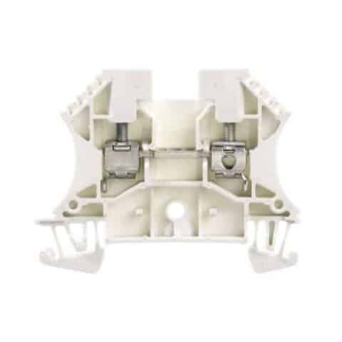 מהדק 4 לבן WDU 4 WS WEIDMULLER | מק"ט 800103670 | WEIDMULLER