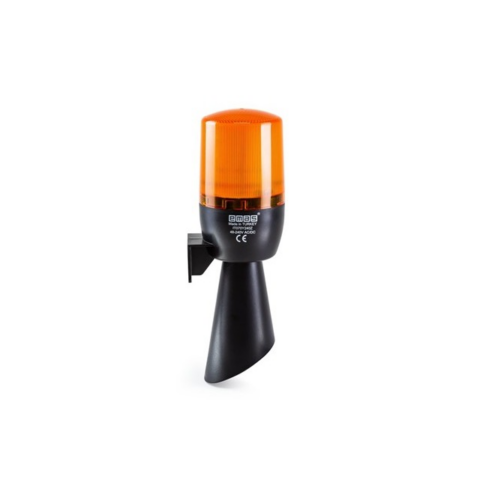 צופר משולב מנורה IP65 כתום 240VAC|DC מולטי לד וצליל | מק"ט 57004 | EMAS