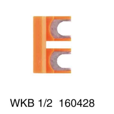 מגשר|מקצר 2 קטבים ל- WKB 1|2TQ 6. באריזה 50 יח' | מק"ט 800160428 | WEIDMULLER