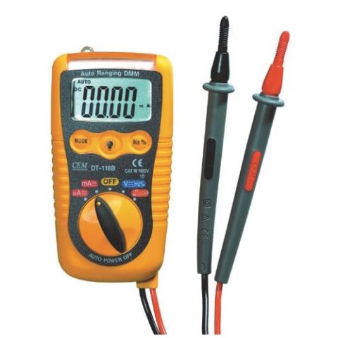 רב מודד DT118 - MINI , 600V, 200mA | מק"ט 23030 | A.U. Shay