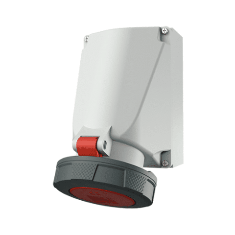שקע לקיר 4X63 IP67 MENNEKES דגם 132 | מק"ט 5555051 | MENNEKES