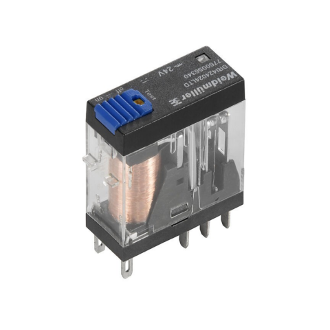 ממסר 8 פינים ווידמילר 24VDC 2CO 5A צר 16 מ"מ | מק"ט 7760056340 | WEIDMULLER