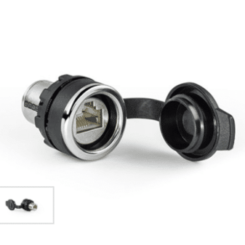 שקע RJ45 חיבור תקע רשת IP65 | מק"ט 55382 | EMAS